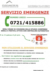 SERVIZIO EMERGENZE